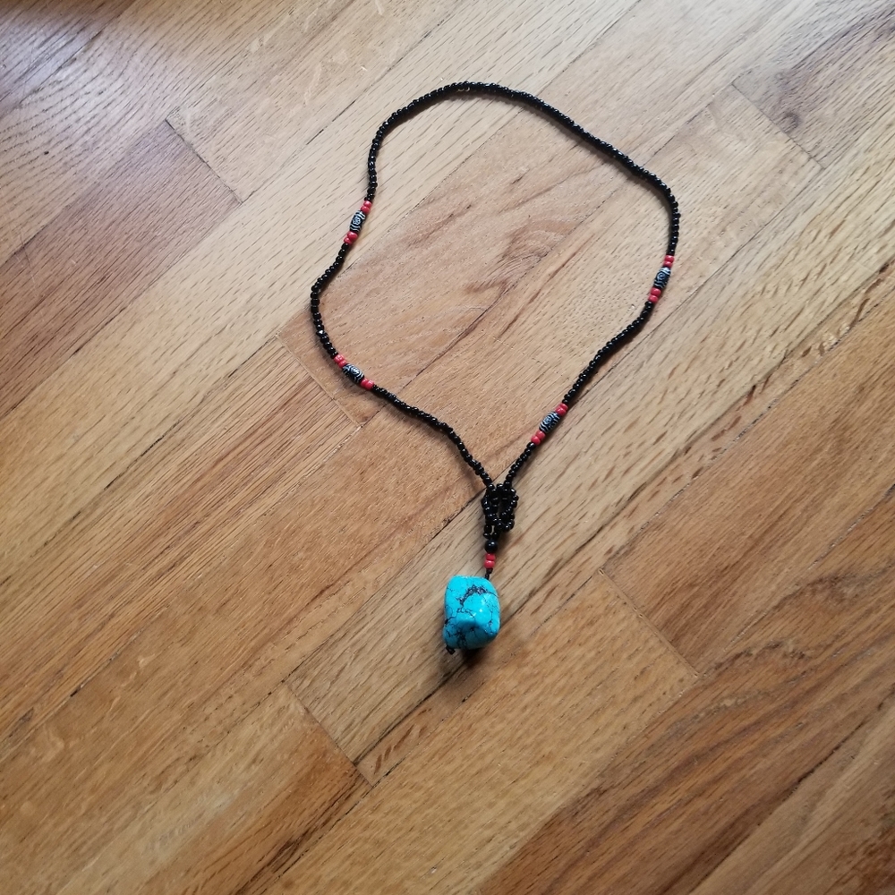 Native Indian Design Tourqoise Necklace